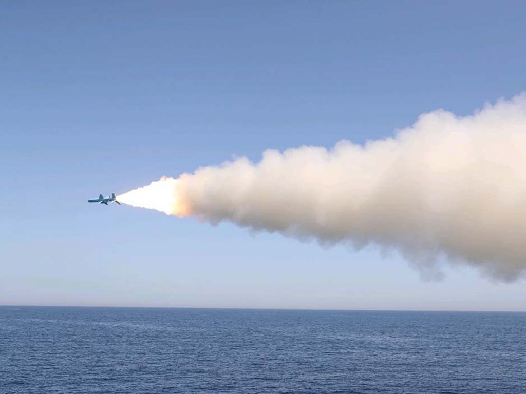 Iran test fired cruise missiles in a naval exercise in the Oman Sea and Northern Indian Ocean, on Thursday, according to our field reporter.